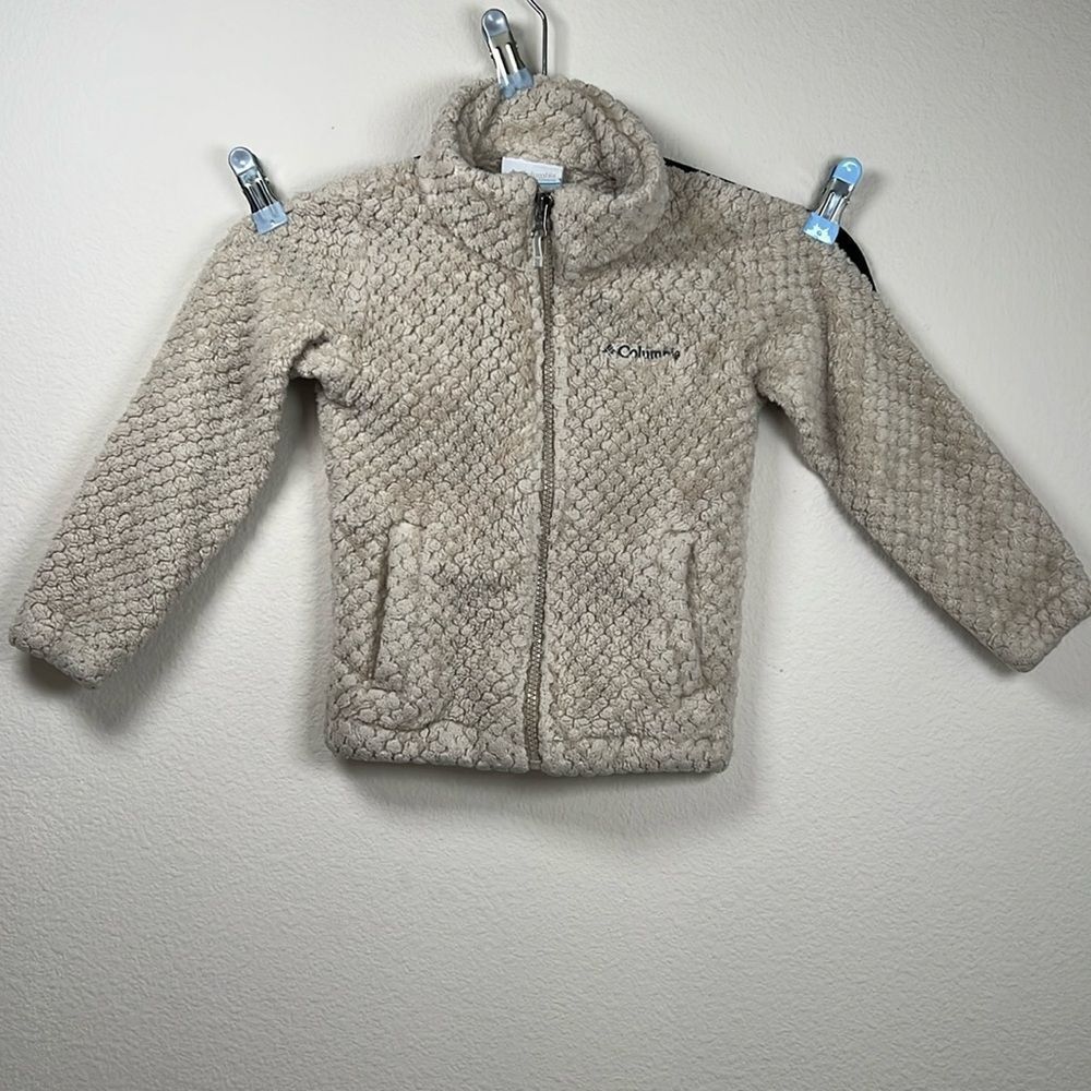 Columbia Kids Cream Fleece Jacket
